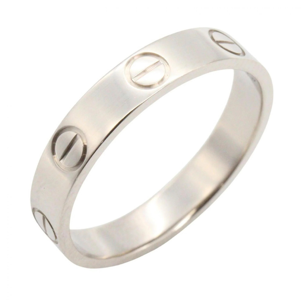CARTIER 18k Silver Love Ring